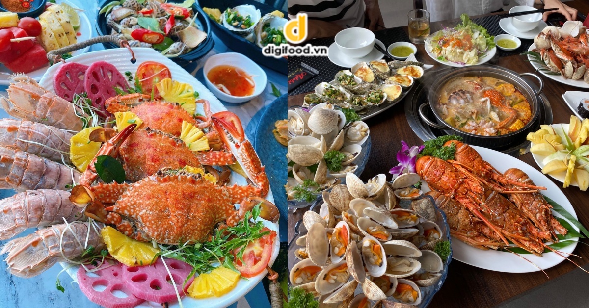Thực đơn tại các nhà hàng buffet hải sản ở Hà Nội bao gồm những món gì?
