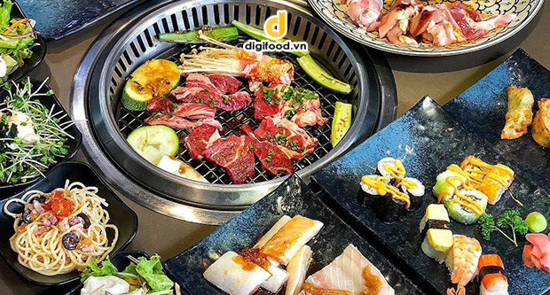 Ăn sập 10 nhà hàng buffet nướng Cầu Giấy đồ sạch, chất lượng