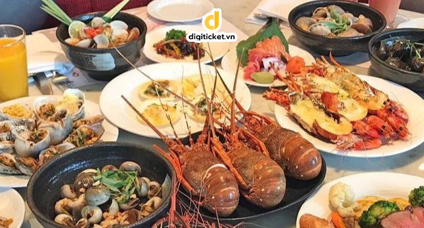 Có những quán buffet hải sản nào ở Sài Gòn phục vụ seafood BBQ?
