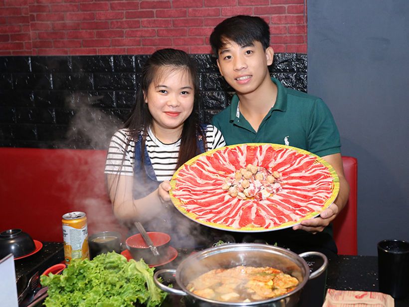 buffet lẩu bò mỹ Hà Nội 12