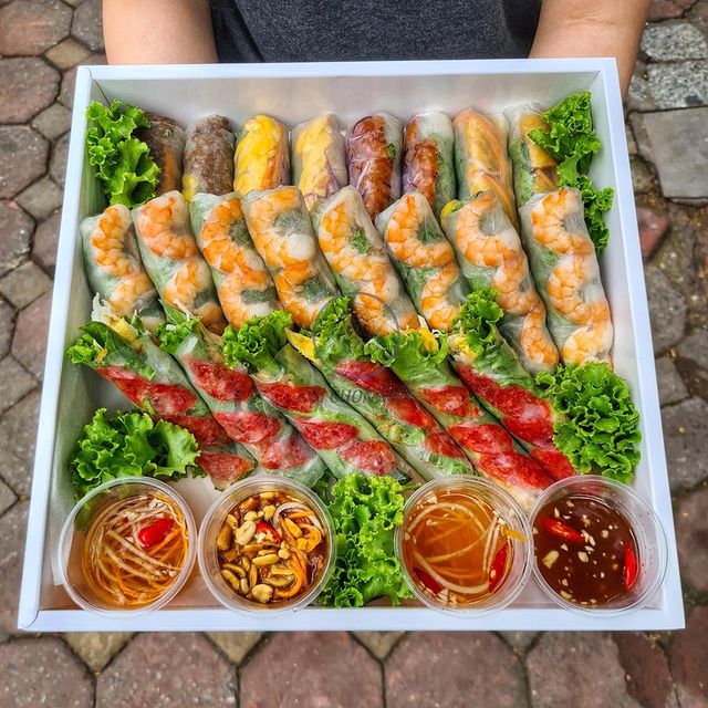Sushi Việt Nam - Gỏi tôm thịt Hà Nội