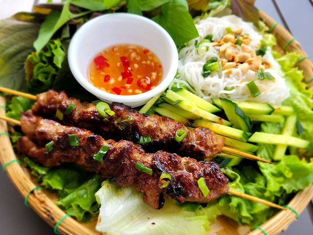 cach lam bun thit nuong 9