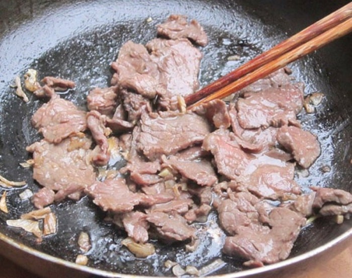 cách làm món thịt bò xào đậu cô ve