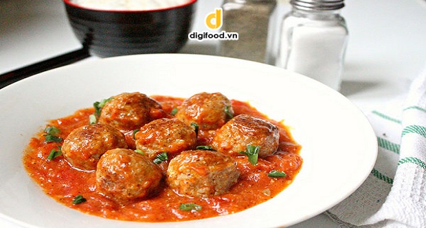 Cách làm bò viên sốt cà chua cho bữa cơm gia đình ấm cúng – Digifood