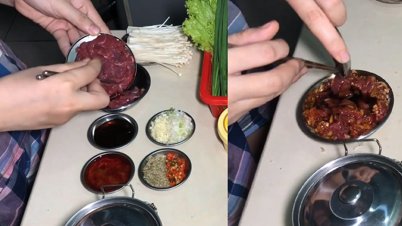 Cách làm thịt bò cuộn nấm kim châm áp chảo thơm lừng  digifood