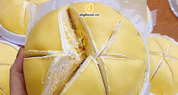Cách làm bánh sầu riêng ngàn lớp bắt kem mềm mịn – Digifood