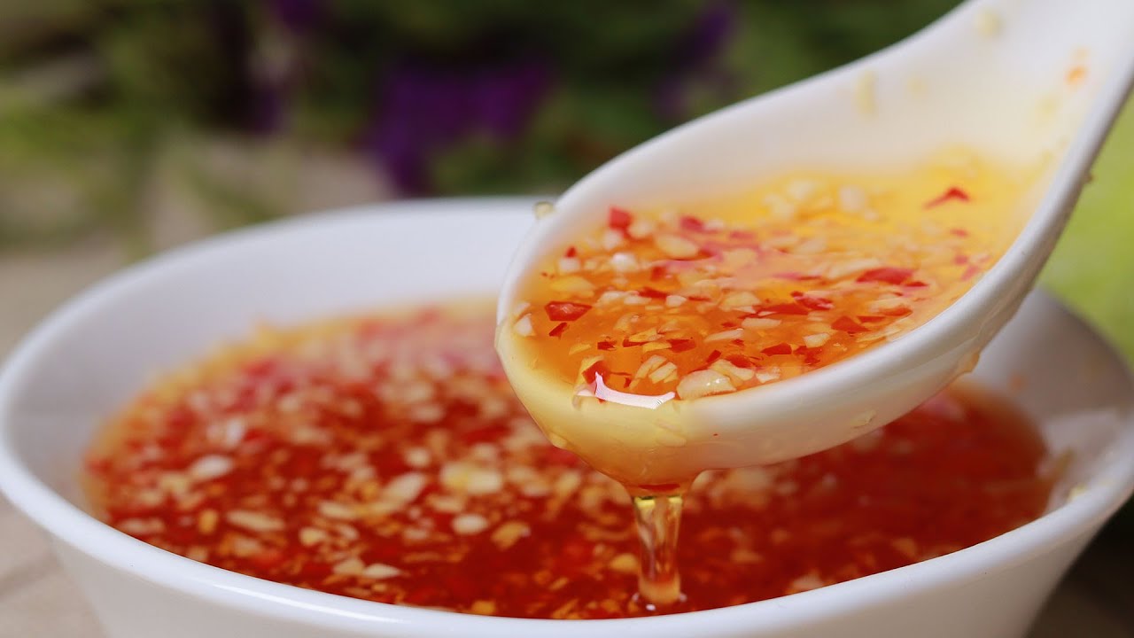 cách pha nước chấm bún thịt nướng chua ngọt